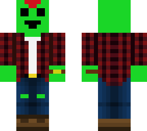 spike con camisa de cuadros