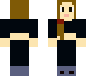 the girl in a black crop top