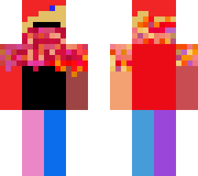 weird fire man