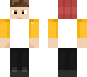 yellow shirt guy with beanie