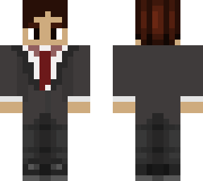 angel suit and tie