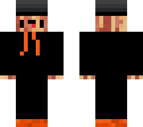 bacon with hat and hood