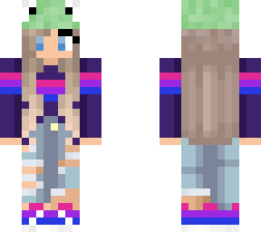 bi pride with froggy hat