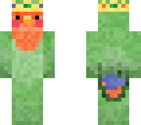 bird with a crown