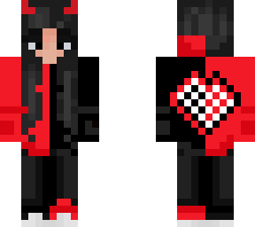 black and red demon girl (credits to letsgooooo)