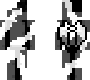 black and white