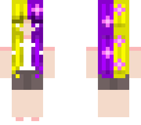 blonde-purple girl (spring wear)