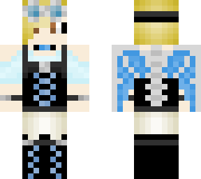 blonde steampunk w/ wings