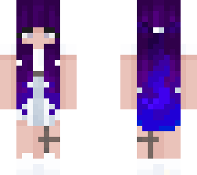 blue dress