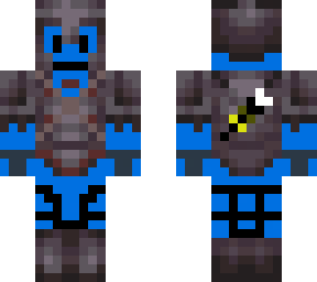 blue netherite warrior