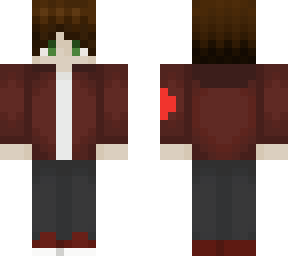 Boy with red jacket | Minecraft Skin