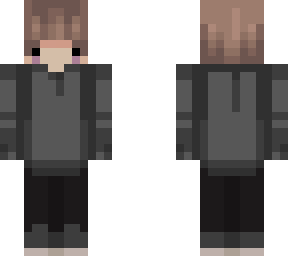 chibi grey sweater