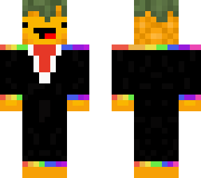cute orange skeppy (pride)