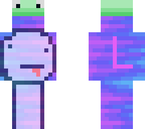 dream galaxy skin with frog hat