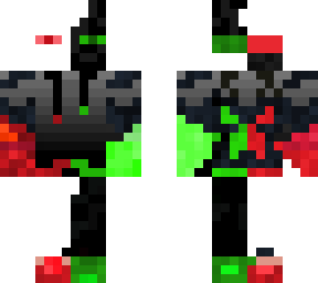 ender man green red