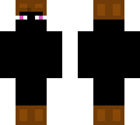 enderman with helmet and boots