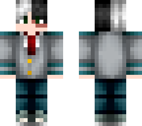evil todoroki in a school uniform (fixed)
