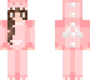girl in a dino onesie