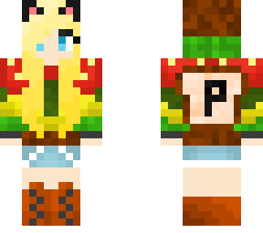 girl in sandwich hoodie
