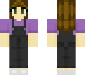 girl with overalls