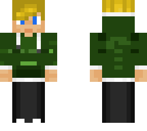 green hoodie boy