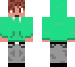 green hoodie boy