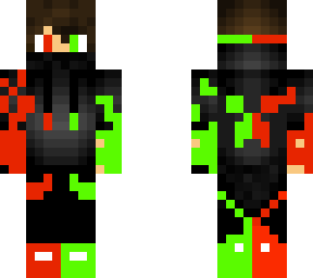green red flame