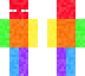 if a rainbow enderman existed in minecraft: