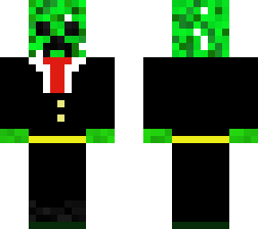 mr creeper suit skin for minecraft