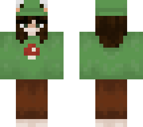 mushroom frog girl