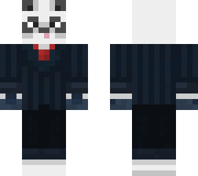 panda in a suit