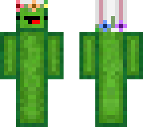 pickle with flower crown