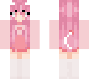 pink demon girl