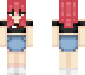 pink haired girl