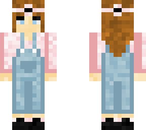 pink overalls