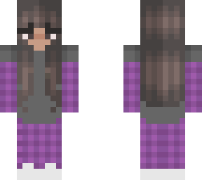 purple and gray hoodie girl (remade)
