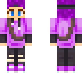 purple hair girl v2