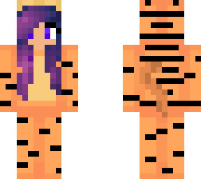 purple hair tigger girl