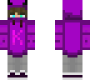 purple hoodie