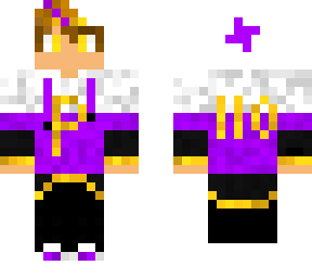 purple white boy with golden hair v2