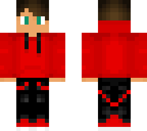 red hoodie boy