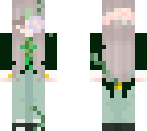 spring goddess in tuxedo