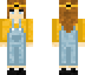 yellow overalls