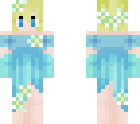 *special request* aquatic deep blue ocean dress