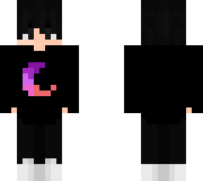 black skin with moon