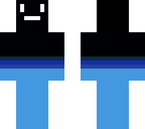 black to blue