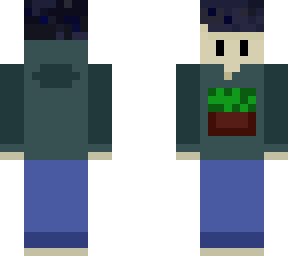 blocky grass dude