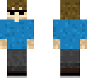 blue grain with darker hair
