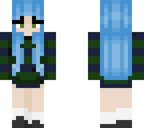 blue hair
