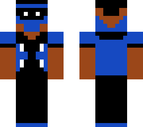 blue mask man classic